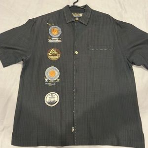 Nat Nast Med Mens short sleeve casual dress shirt